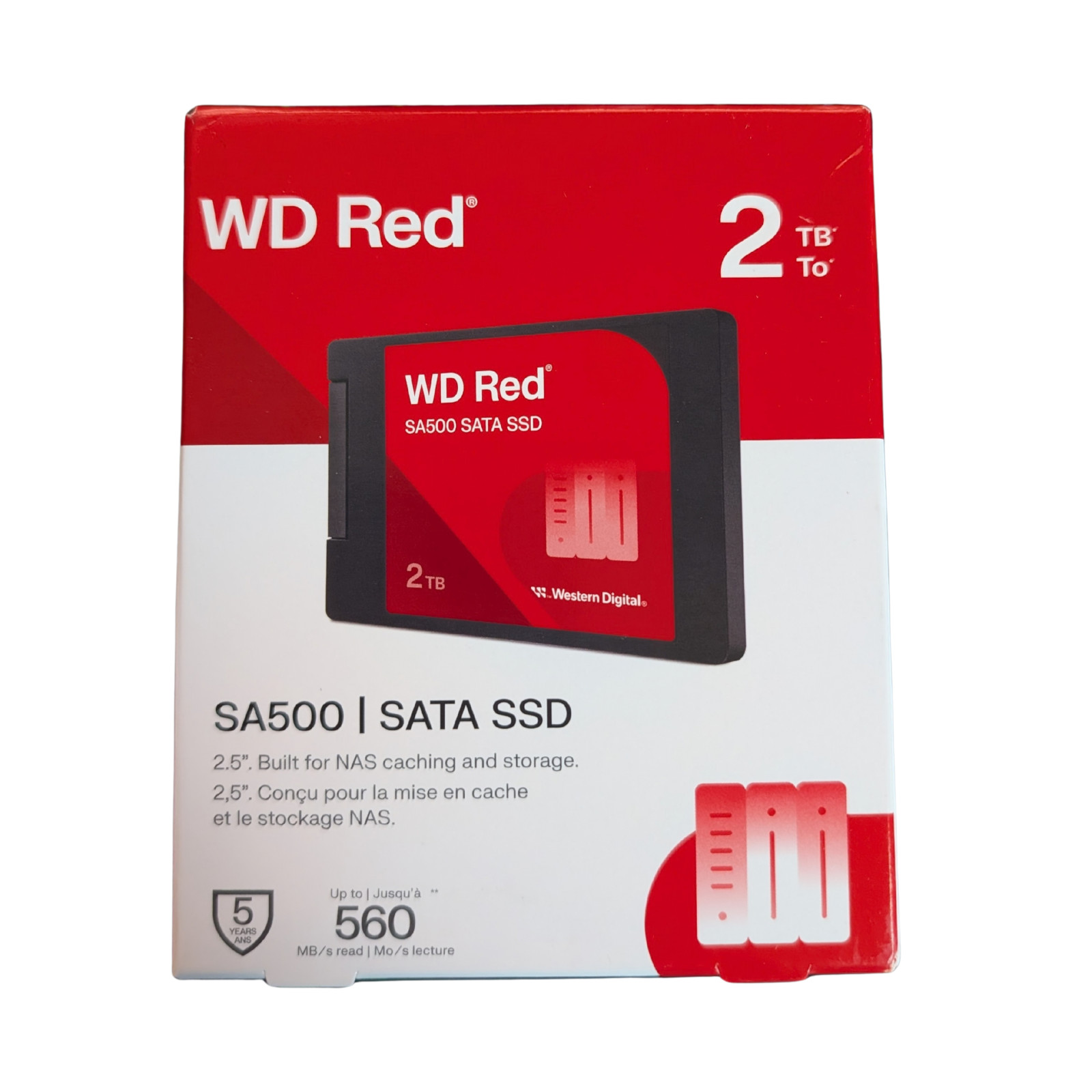 Western Digital 2TB WD Red 2.5" SA500 NAS 3D NAND Internal S