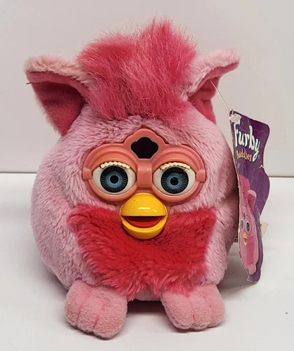 Furby Buddies Pink Flamingo Bean Bag Plush 1999 ~ VINTAGE ~ RARE!