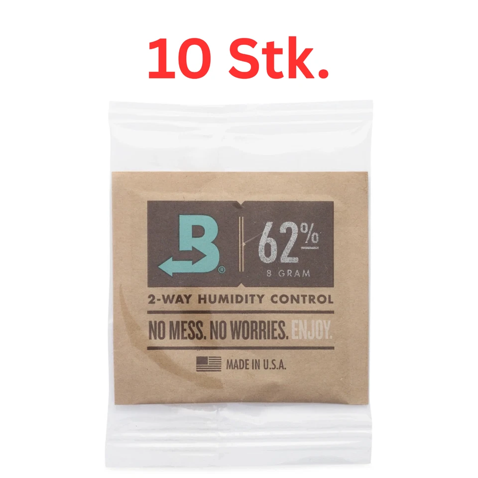 BOVEDA INC. BOVEDA 62% RH – 8 g × 10 Packs, Einzeln verpackt – Original