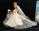 1960's Vintage Barbie # 972 Wedding Day Dress, Veil, Bouquet, Garter, Brochure