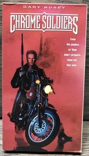 CHROME SOLDIERS 1993 VHS Gary Busey, Ray Sharkey, William Atherton, Yaphet Kotto