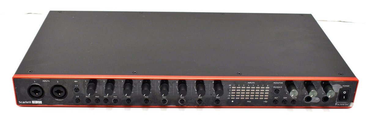 Focusrite SCARLETT-18I20-3G 3rd Gen. USB Audio Recording Interface