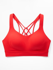 New Athleta M Perfect Form Bra Cardinal Red M...