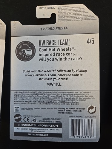 Hot Wheels HW Race Team Nissian 180sx Ford Fiesta Side Ripper New 2015 - Picture 9 of 10