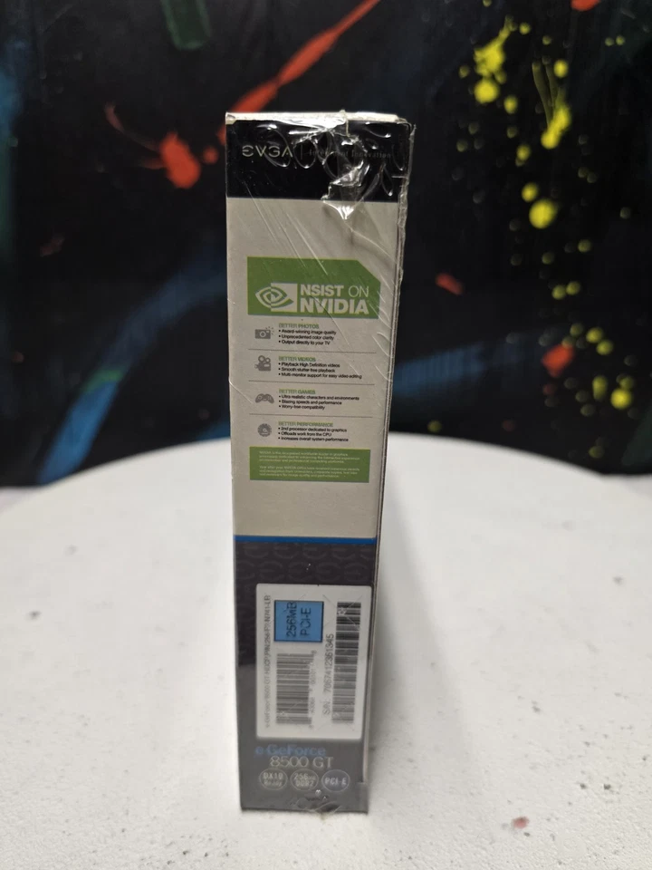 EVGA e-GeForce 8500 GT Graphics Card DDR2 256MB PCI-E NVIDIA - Image 2 of 4