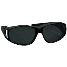 Solar Shield Fits Over Sport Polarized Plastic Sunglasses Size L, 1 ea