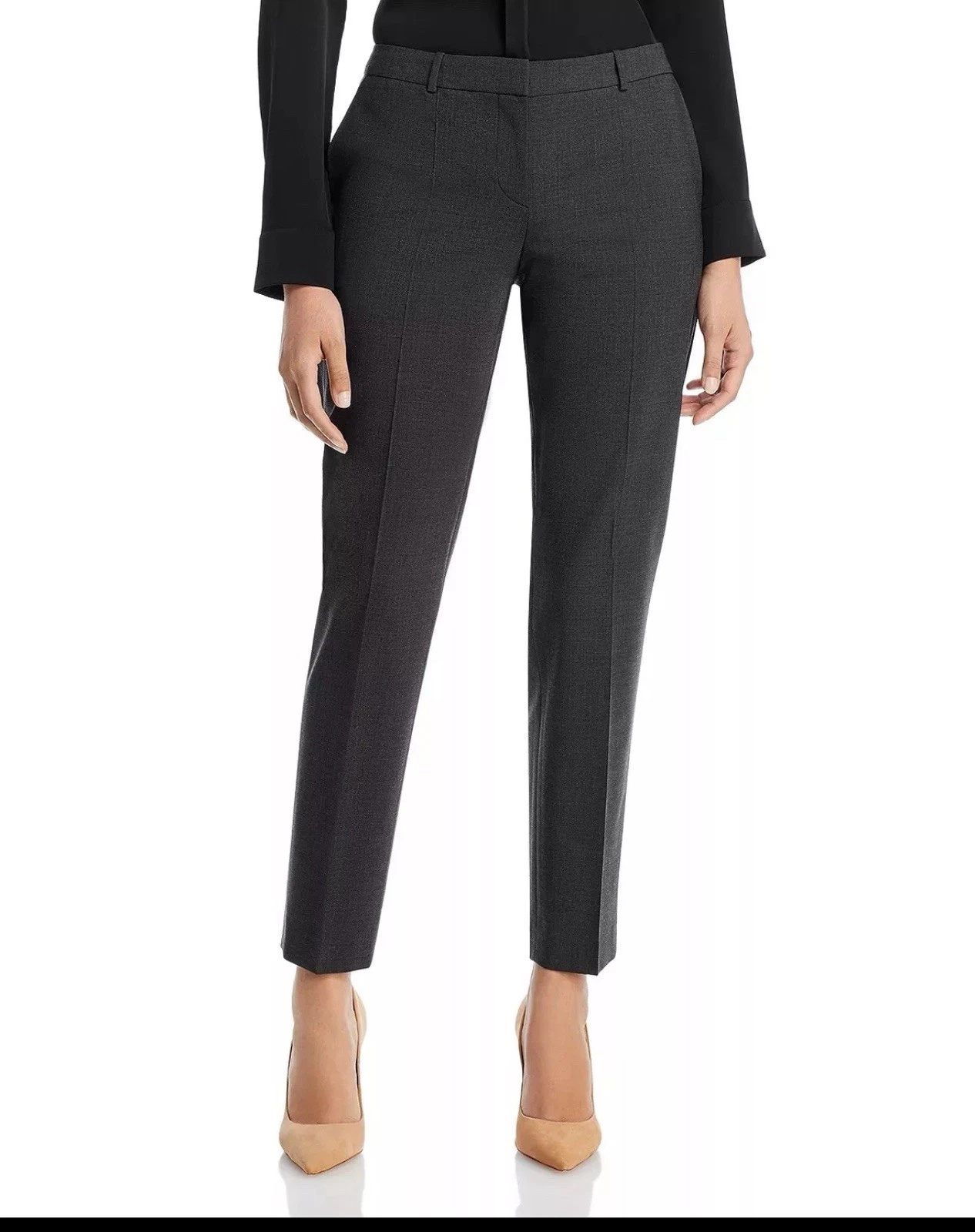 BOSS Regular Fit Pants Trousers in Stretch Virgin Wool - Size 10