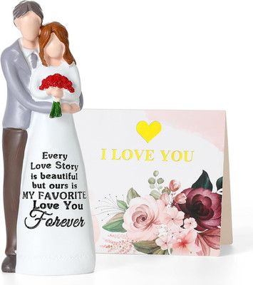 Hand-Painted Couple Figurine - Romantic Gift for Special Occasions