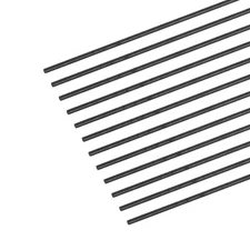 12pcs Carbon Fiber Rod, 2mm x 100mm for RC Plane DIY Quadcopter Arm