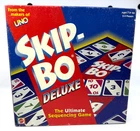 Vintage Deluxe Skip-Bo 1992 Mattel Board Game 100% Complete LN Condition  [PT]