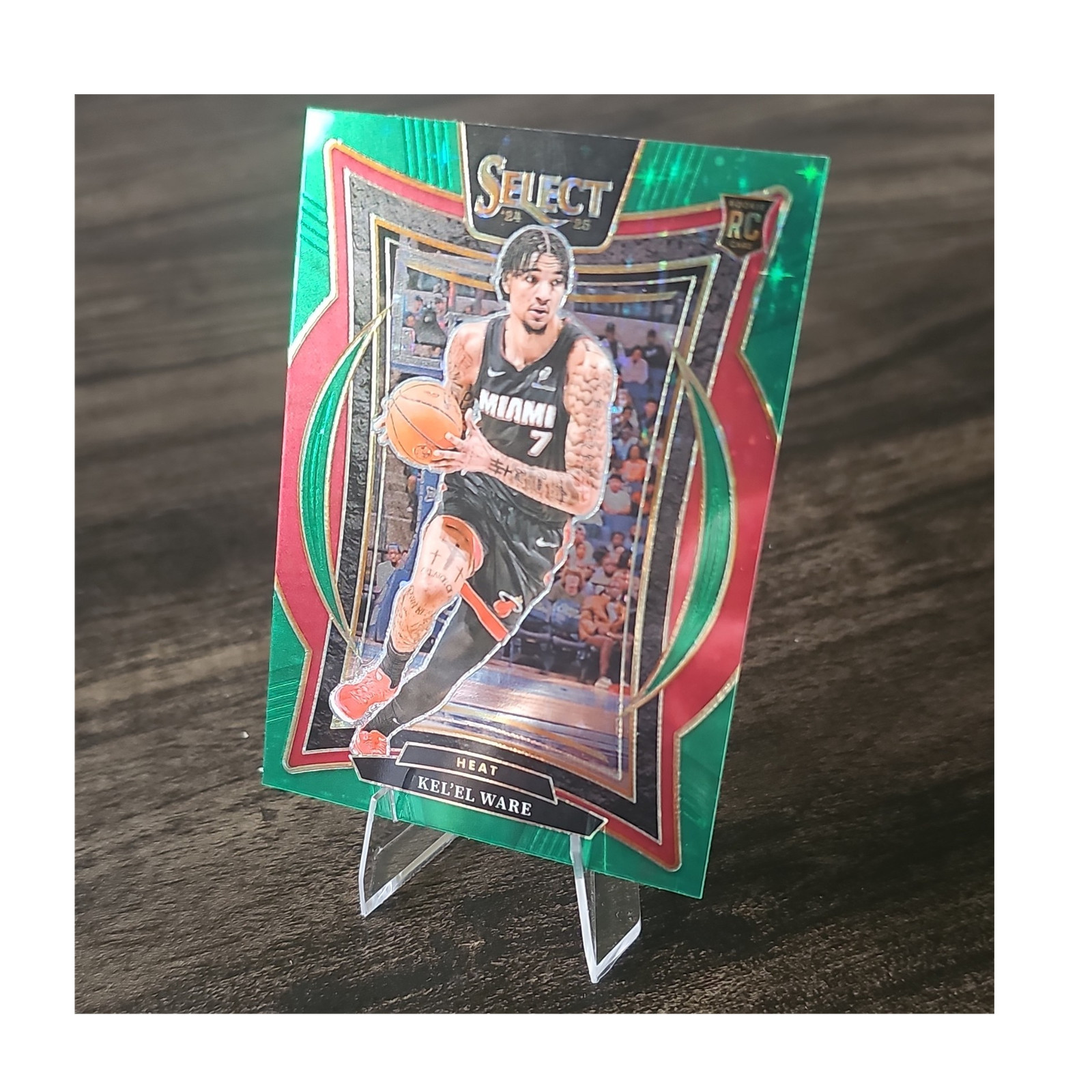 Panini Select 2024-25 Kel'el Ware Rookie Green Stars Prizm Concourse #66 Miami