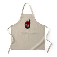 CafePress Wonderful Chinese Dragon Full Length Cooking Apron 1178375935 