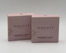 NEW 2X Wander Beauty Wanderess Glow After Hours Highlight Travel 2.2g/0.07oz Eac