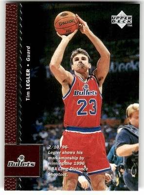 1996-97 Upper Deck #133 Tim Legler Washington Bullets Basketball Card