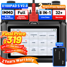 XTOOL X100 PADS V2.0 Auto Key IMMO Programmer...