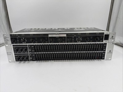 Behringer Super-X Pro CX2310 And Ultragraph Pro Fbq1502 Untested Both Turn On