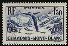 France Stamp 334** Chamonix Luxury New Without Hinge