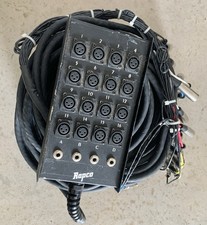 Rapco 16-Channel 100' Stage Snake Cable Box with 4 Returns