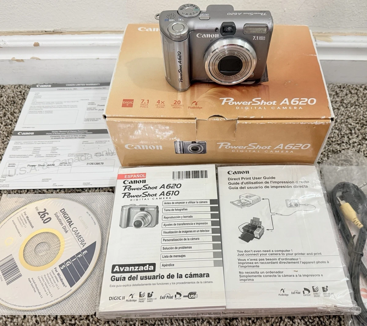 Canon PowerShot A620 Digital Cameras for Sale | Shop New & Used