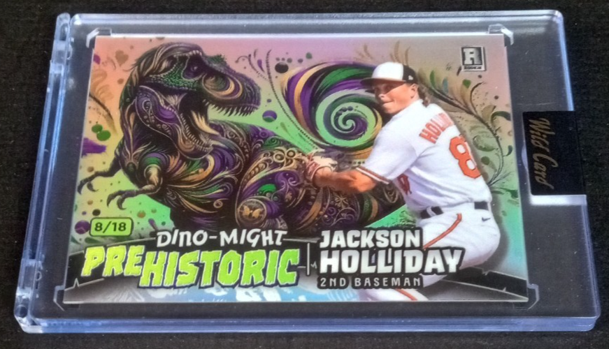 2024 Wild Card Dino-Might Jackson Holliday Rookie Prehistoric