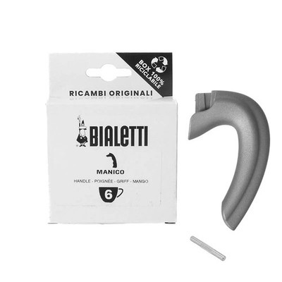 Bialetti Ersatzteile für Mokka Induktion 6 Tassen 1 Griff Soft Touch, brennend m
