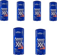 Arrid XX Regular Scent Extra Extra Dry Solid Anti-Perspirant Deodorant 2.6oz 6pk