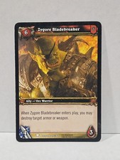 Zygore Bladebreaker World Of Warcraft TCG Heroes Of Azeroth Regular Common