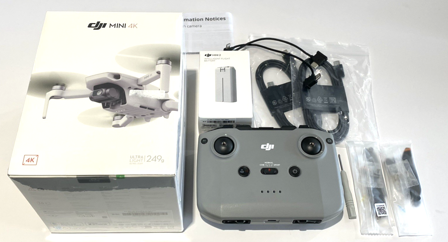 DJI Mini 4K Drone with RC Remote  - Drone is Brand New - DJI Warranty - M2810