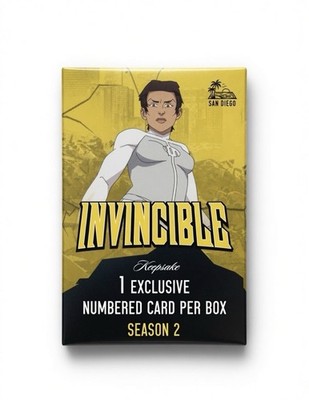 2026 Keepsake Invincible Season 2 SDCC Exclusive Numbered Card Box