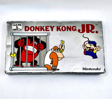 Donkey Kong Jr. Game & Watch (1982) – Complete in Box – 100% Original – Used