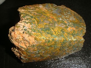 OLD MEXICAN MOSS AGATE CUT SPECIMEN 1 1/4 POUNDS