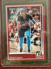 2025 Donruss WNBA #18 JORDIN CANADA Green Shimmer SP-ATLANTA DREAM