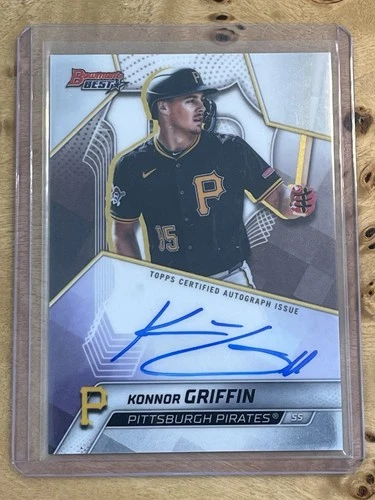 Konnor Griffin Auto #B25-KG 2025 Bowmans Best Pittsburgh Pirates #1 MLB Prospect