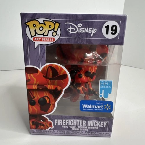 Funko Pop! Disney Art Series- Firefighter Mickey Mouse - Walmart (Exclusive) #19