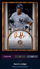 🚩DIGITAL CARD🚩AARON JUDGE 2024 Topps Museum Framed Bronze Signature Card