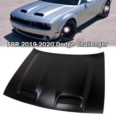 For 2019-2023 Dodge Challenger Red eye Hellcat style Hood with vented bezels