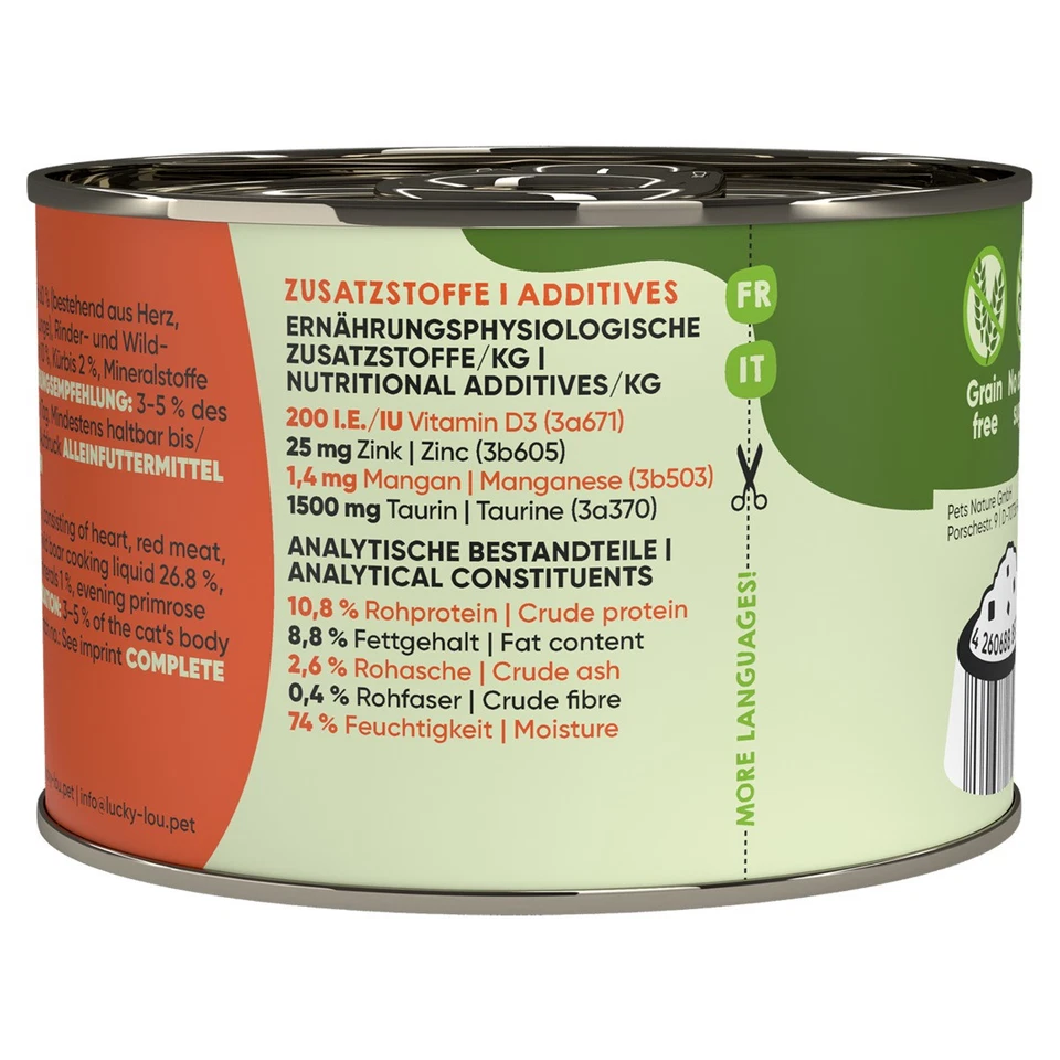 Lucky Lou Lifestage Adult Rind & Wildschwein 200 g, NEU - Bild 3 von 4
