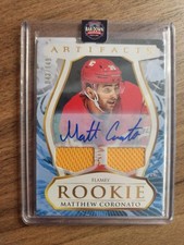 2023-24 Matthew Coronato Artifacts Rookie auto jersey /149 (RC)