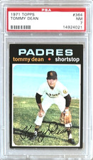 1971 TOPPS #364 TOMMY DEAN PSA 7 NM PADRES