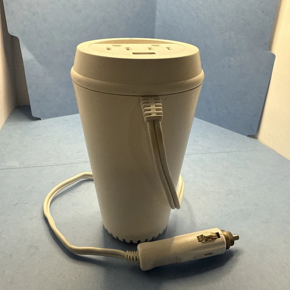 Mobile Inverter PowerLine PowerCup 200w  With USB Port & Powers 3 Devices - Image 2 of 4