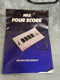 Nintendo NES Four Score Module, Original Box, and Manual