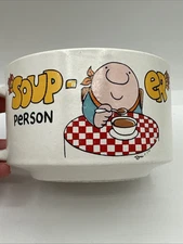 Vintage Soup MUG with Ziggy "SOUP-ER PERSON" on Mug by Tom Wilson (1980)
