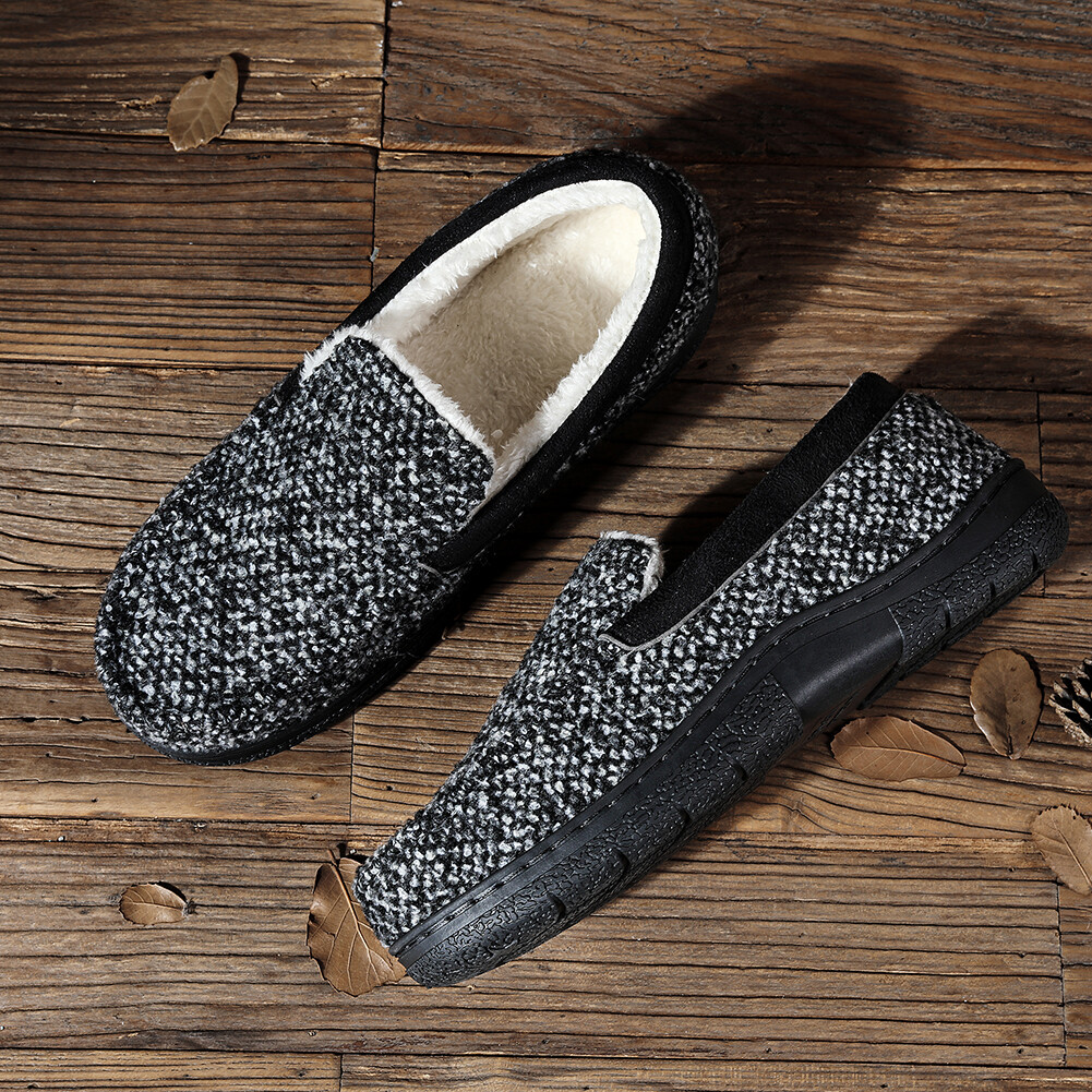 APL Mocassino Uomo Ciabatte Casa Fuzzy Comode per Autunno Inverno