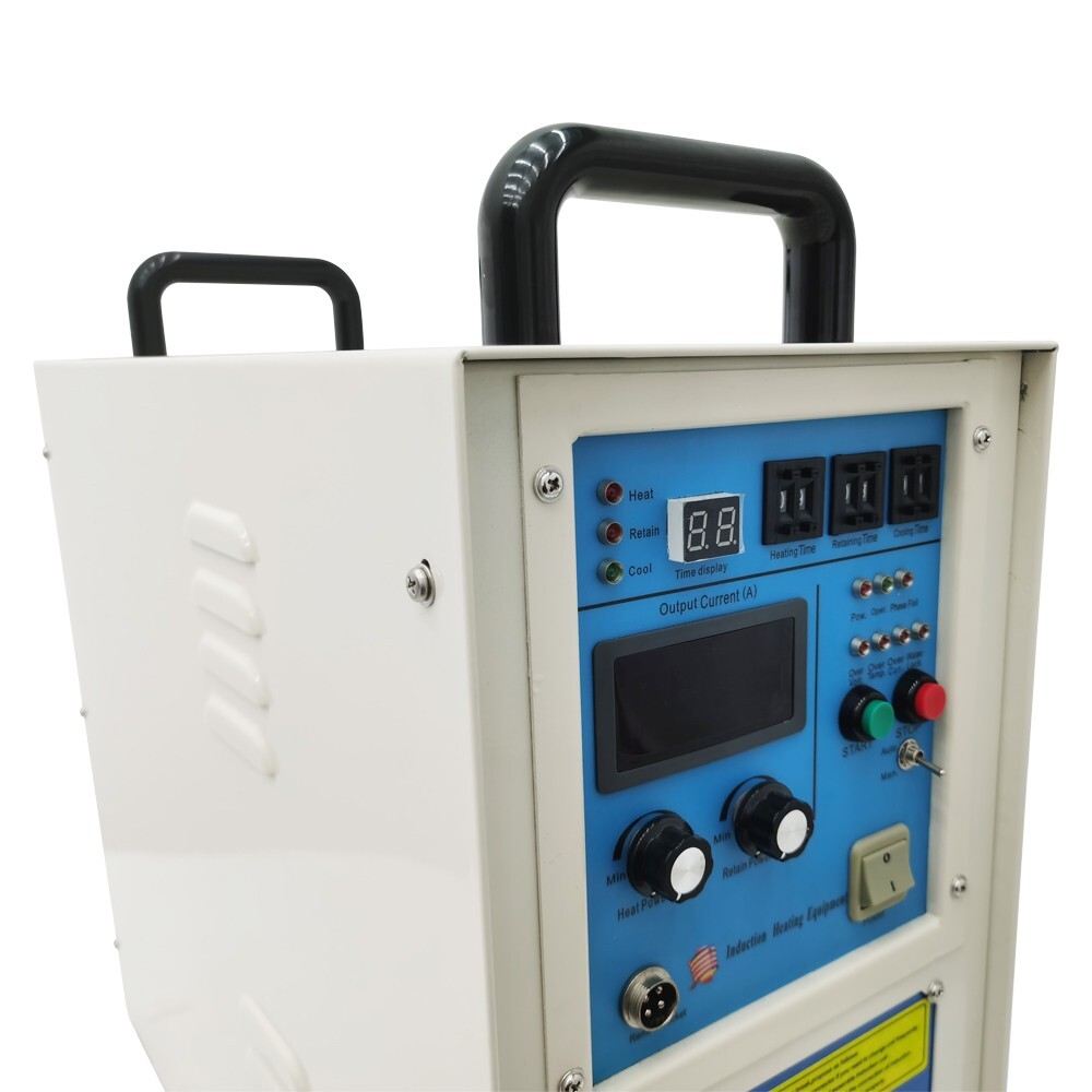 220V 15KW Single Style High Frequency Induction Heating Furnace Machine Water...