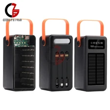 DIY Solar 28 Cells 18650 Battery Case 22.5W Fast-charging Mobile Power Bank Kit