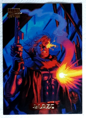 1994 Marvel Masterpiece Card 13 BLAZE. Neuer Toplader.