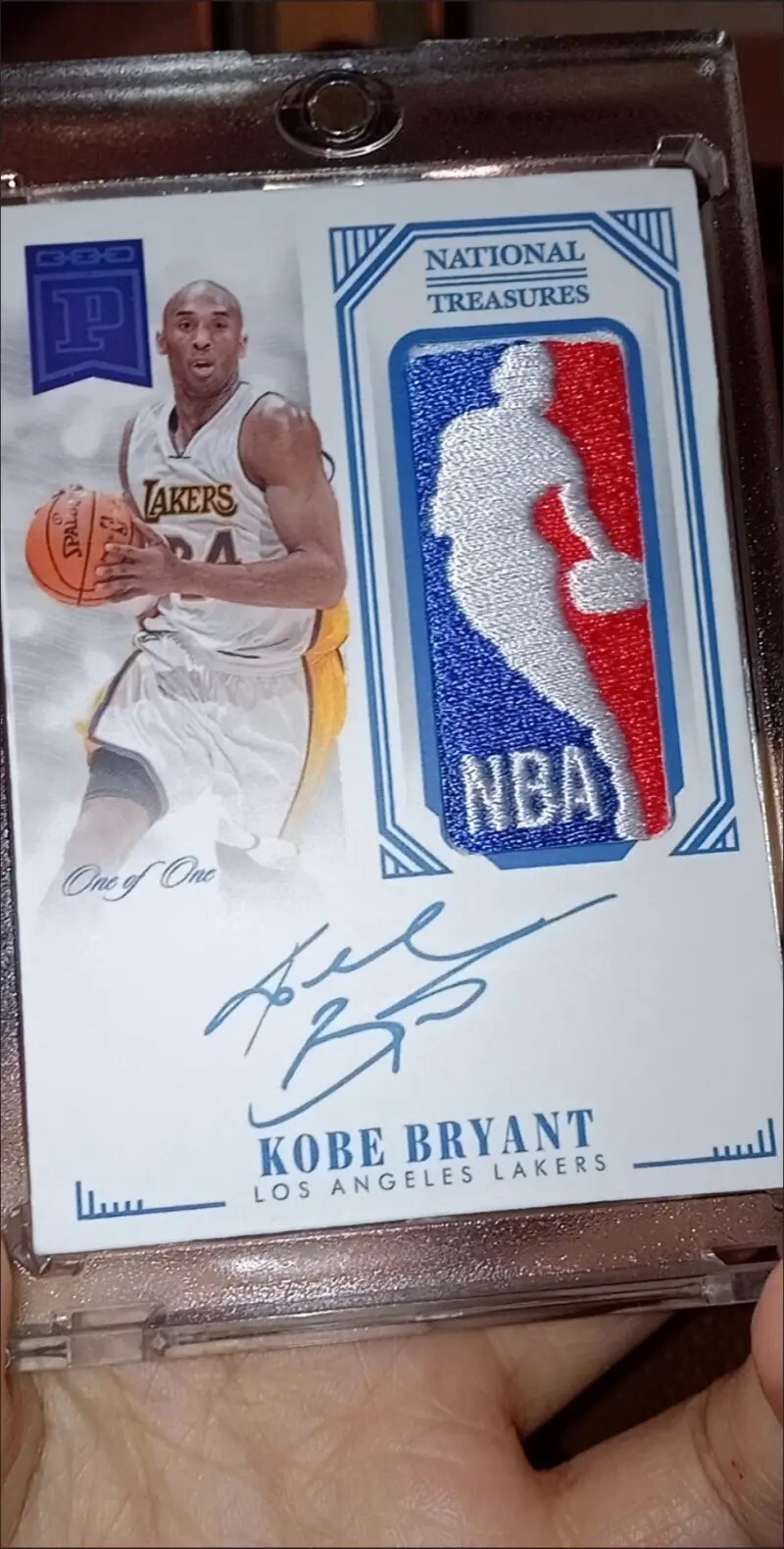National Treasures Logoman Kobe Bryant Autographs Signed Jersey Star Card view 6