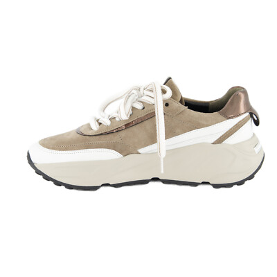 Kennel & Schmenger Suede/Calf 41-27310  Damen Sneaker taupe/Weiß Gr.4,5