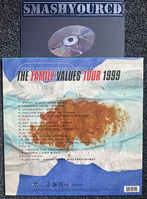 THE FAMILY VALUES TOUR 1999(RARE ORIGINAL X2 BLACK VINYL/KORN