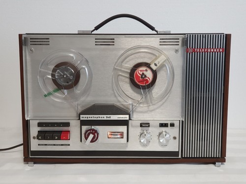 TELEFUNKEN 202 magnetophon automatic 1960-1970er Vintage tonbandgerät - Bild 1 von 24